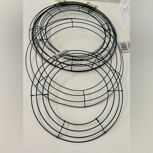 5 Metal Round Circle Wreath Forms Frames